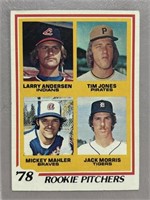 1978 JACK MORRIS ROOKIE TOPPS CARD