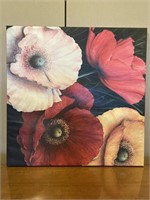 48 In. Square ‘Poppies’ Print On Canvas