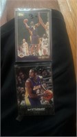 2 Cards Lot of Kobe Bryant