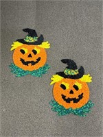 Set of 2 Jack O Lantern Popcorn Decorations