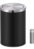 Mbillion Small Trash Can with Swing Lid 2.4