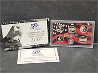 2007 US Mint  State Quarters SIlver Proof Set
