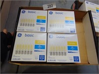 (4) GE LED Candelabra Base Light Bulbs