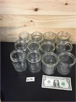 Canning Jars - 6 Wide Mouth and 6 Sm Mouth