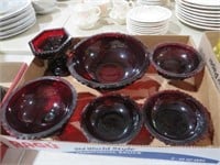 COLL OF AVON RUBY RED BOWLS