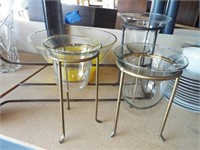 Candle Holders and Bowl