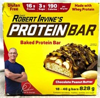 Robert Irvines Protein Bar Bb Oct 22/25