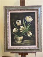 Original Oil On Canvas -Floral