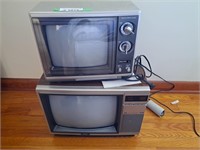 Pair of Vintage TV's. Phillips and Nishi