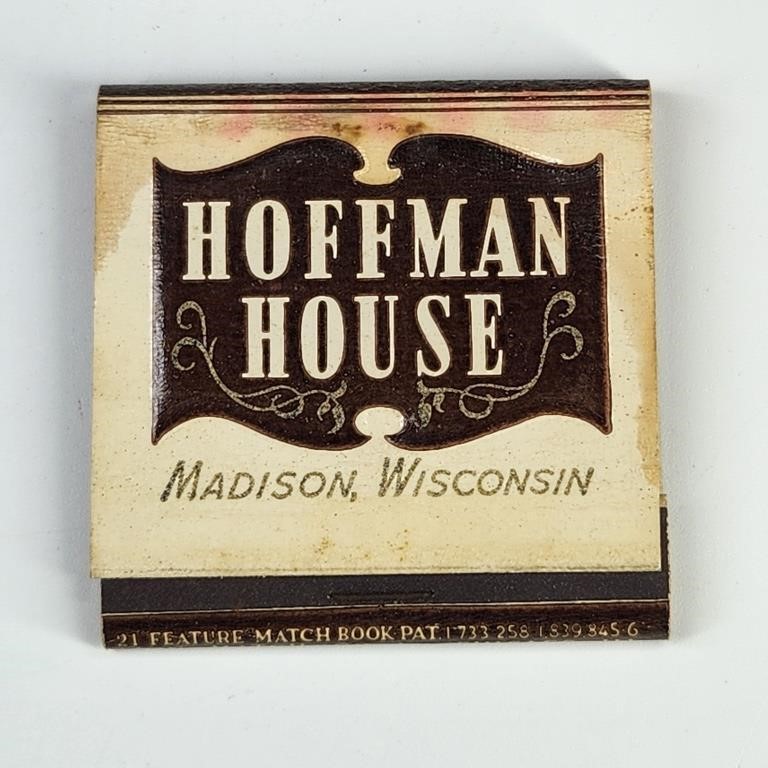 HOFFMAN HOUSE FEATURE MATCHBOOK