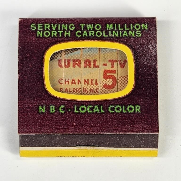 WRAL RADIO IN RALEIGH FEATURE MATCHBOOK