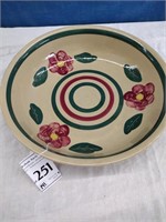 Vintage Watt Pottery Flower Bowl