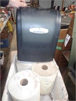 Huebsch Paper Towel Dispenser w/ (3) Rolls Of