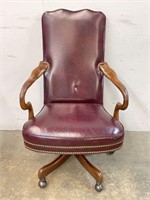 Gooseneck Arm Leather Executive Chair