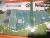 TMG 10'X30' Walk In Round Tunnel Greenhouse