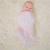 2 pack Comfy Cubs Swaddle Blanket Baby Girl Boy