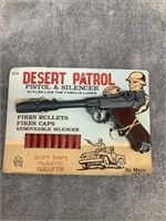 Desert Patrol Pistol & Silencer by Marx