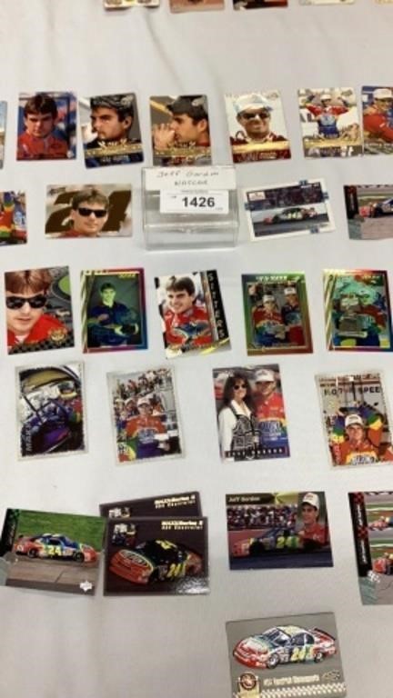 Jeff Gordon NASCAR collectors cards