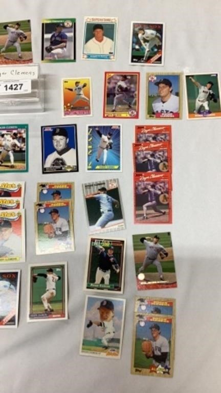 Roger Clemens collectors baseball cards