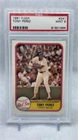 1981 Fleer #241 Tony Perez PSA 9 baseball card