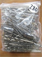 BAG OF MISC STEEL DRILL BITS