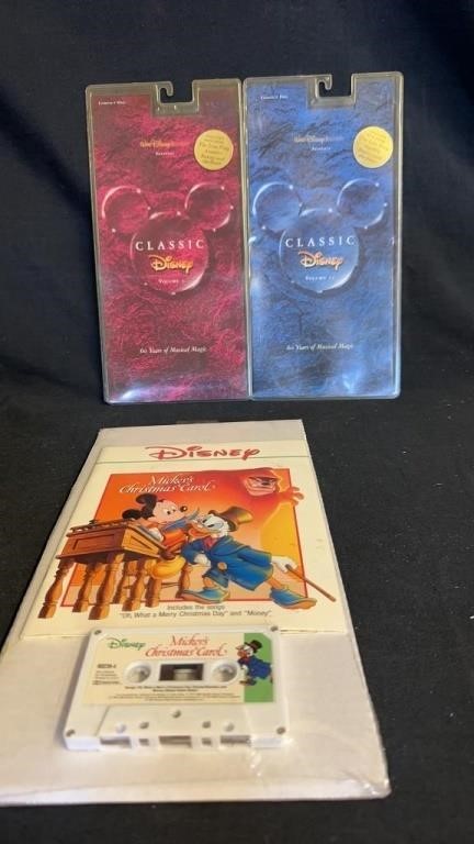 Disney Volume 1 & 2 CD’s and Mickey’s Christmas