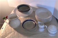 Soup Bowls, Cereal Bowls, Water Pitcher, Cream