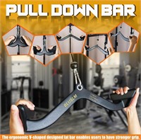 $195 4Pcs Pull Down Bar for Cable Machine