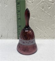 Fenton Hand Painted Bell 4 1/2 inches