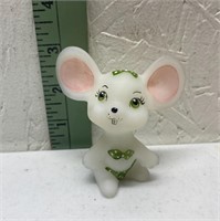 Fenton Hand Painted Marilyn Wagner Mouse