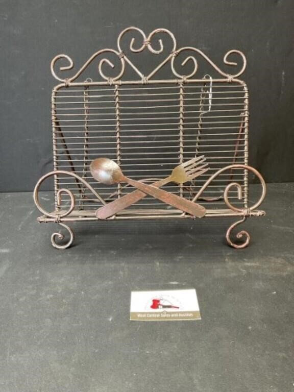 Metal Cook book stand