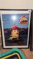 Autographed Theodore Tugboat print