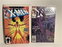 2- vintage marvel X-Men comics 1rst appearance