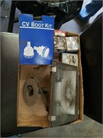 Light, cv boot kit and brake parts