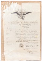 1851 U.S.- Great Britain Passport