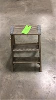 Wooden step ladder