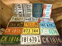 20 License Plates
