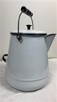 Large Porcelain Coffee Pot 8.5 x 19.5 +handles