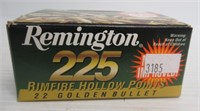 (225) Rounds of Remington golden bullets hollow