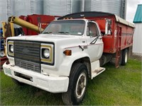 1976 GMC 6500 Grain Truck. 15ft. Steel Box and