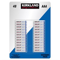 Kirkland Signature AAA Batteries, 48-count