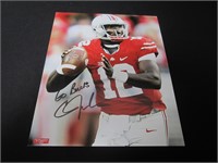 Cardale Jones signed 8x10 photo COA