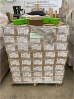 SKID - PLASTIC CONTAINERS APPROX 150 BOXES
