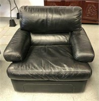 Black Leather Armchair