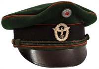 WWII Nazi German Police Visor Cap