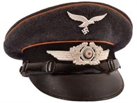WWII Nazi German Luftwaffe Visor Cap