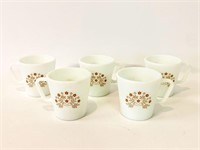 Pyrex Milk Glass Coffee Cups