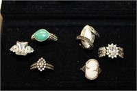 Choice of 6 Sterling Rings