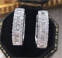 0.5ct natural diamond earrings in 18k gold