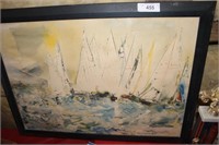 sailing regatta-signed -harrit chaprack kopel-